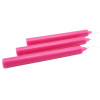 Bougie Teintée Masse 22cm - Rose Fuchsia