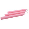 Bougie Teintée Masse 22cm - Rose Pâle