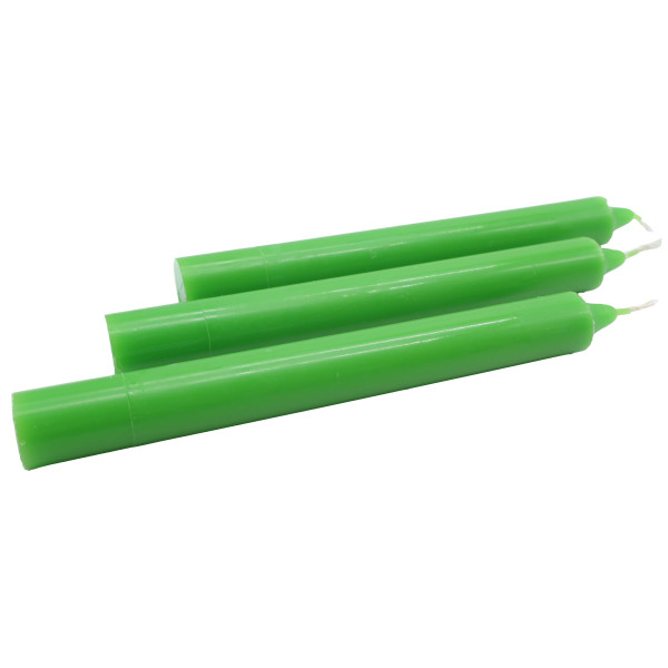 Bougie Teintée Masse 22cm - Vert Pré