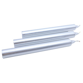 Bougie Teintée 22cm - Argent