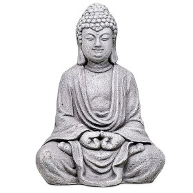 Bouddha en Méditation -- 1800 g； 24x16x33 cm