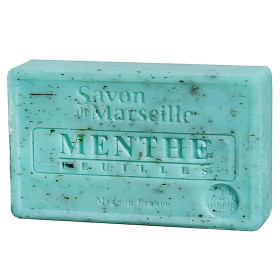 Savon de Marseille naturel Feuilles de Menthe -- 100 g