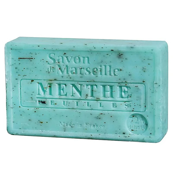 Savon de Marseille naturel Feuilles de Menthe -- 100 g