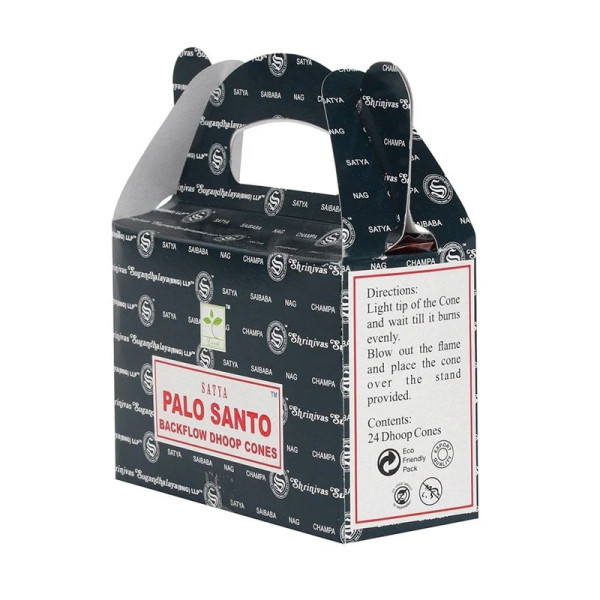 Cônes d'encens à refoulement Palo Santo -- 75 g