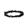 Bracelet Chips Tourmaline noire élastique -- ±0.7 cm