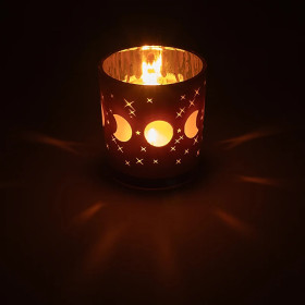 Bougeoir phases lunaires -- 7,3x8 cm