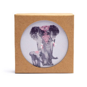Sous-verres Elephant lot de 6 --152g