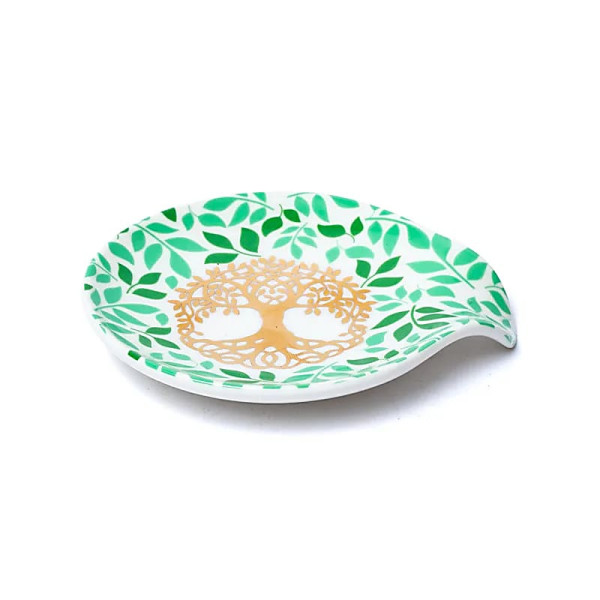 Porte sachet de thé Arbre de Vie -- 11,5x10x2cm