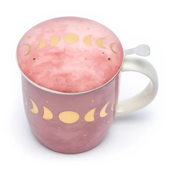 Tasse Infuseur à Thé Phases de Lune --  ±400 ml