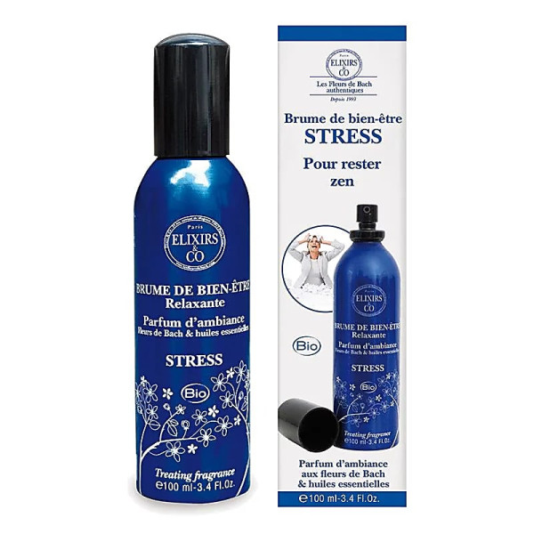 Bach Spray d'ambiance Stress grand BIO -- 100 ml