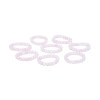Bague élastique quartz rose -- 3mm