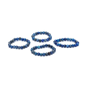 Bague élastique lapis lazuli -- 3 mm