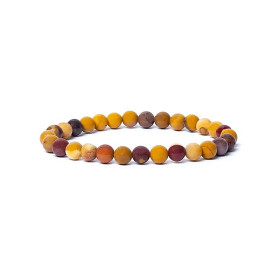 Bracelet élastique mookaite qualité AA -- 0,6 cm