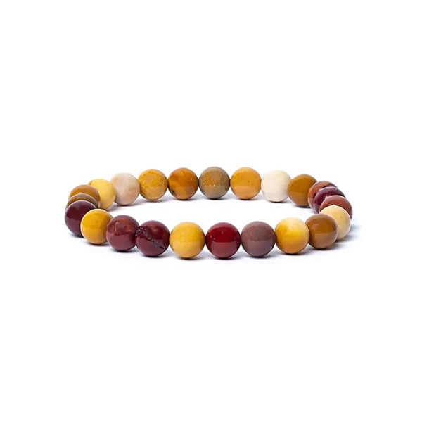 Bracelet élastique mookaite qualité AA -- 0,8 cm