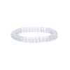 Bracelet cristal de roche à facette qualité AA élastique -- 0,8 cm