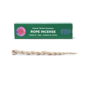 Encens Cordelette 6ème chakra Intuition et clareté -- ±15cm； ±43g