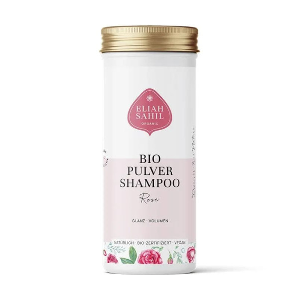 Shampooing en poudre Rose bio Eliah Sahil -- 100 g