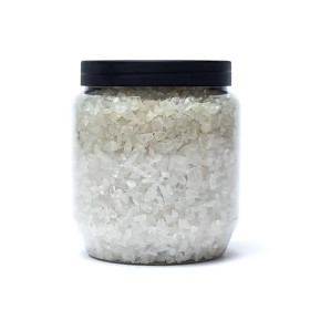 Cristal de roche chips très petits : ± 550 g ； ±0,1-0,3 cm