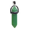Pendentif aventurine verte -- 4cm