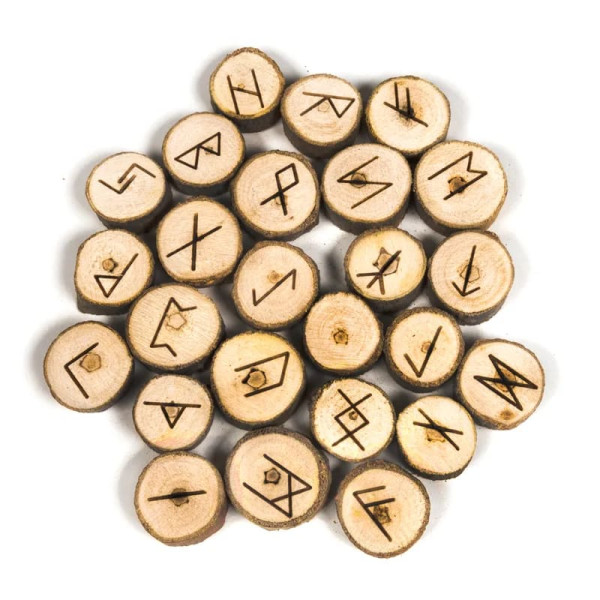 Jeux d'Oracle des Runes dans un sac en coton -- 45g