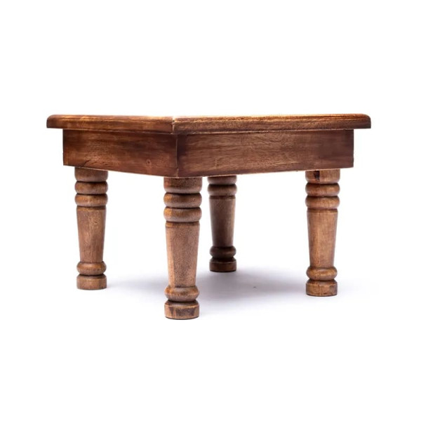 Table d'appoint en bois Arbre de vie -- 30x30x23 cm； 2250 g