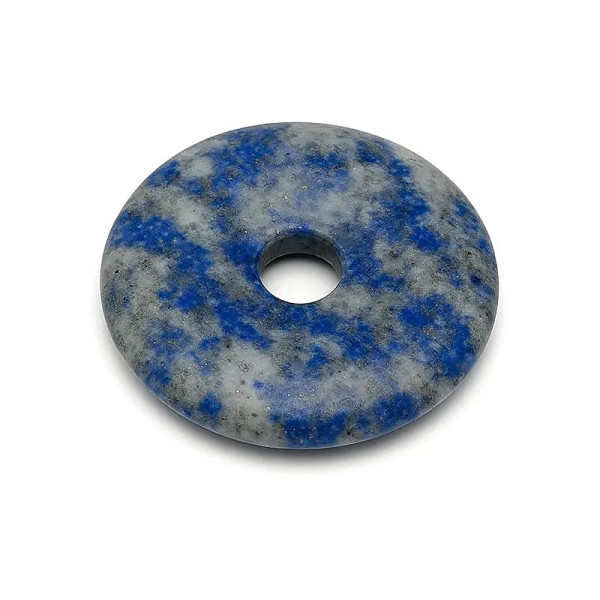 Donut lapis lazuli sans cordon -- 5,0 cm