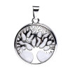 Pendentif Arbre de vie avec Cristal de roche -- 3cm