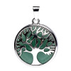 Pendentif Arbre de vie avec Aventurine verte -- 3cm