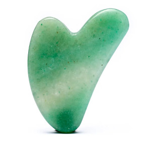 Gua Sha Pierre de massage en Aventurine verte --45g
