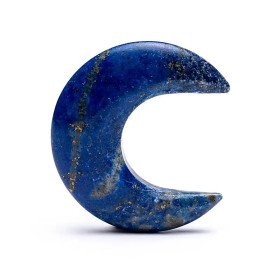 Pierre en forme de lune lapis lazuli -- 4 cm