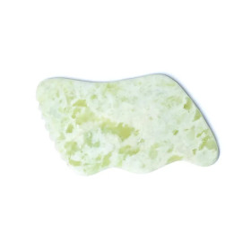 Pierre de massage Xinyi Jade gua sha vague -- 44g； 9cm