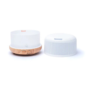 Diffuseur d'arômes rond blanc naturel -- 300 ml