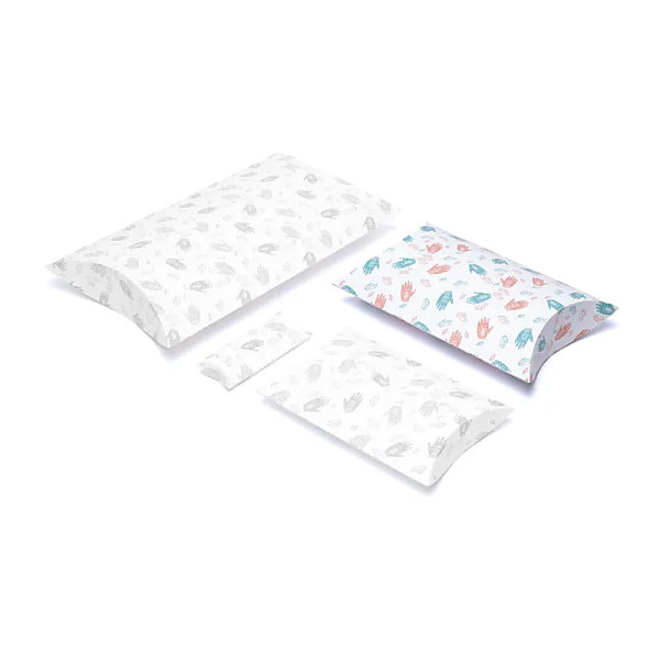 Boîte à oreillers L main divine & gemmes -- 23.5x20.3cm