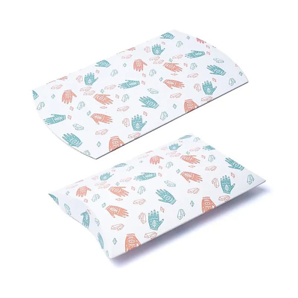 Boîte à oreillers M main divine & gemmes -- 20x16.5cm