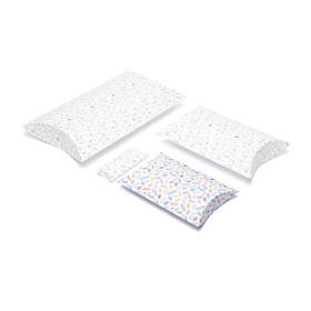 Boîtes à oreillers M Diamants multicolores -- 20x16.5cm