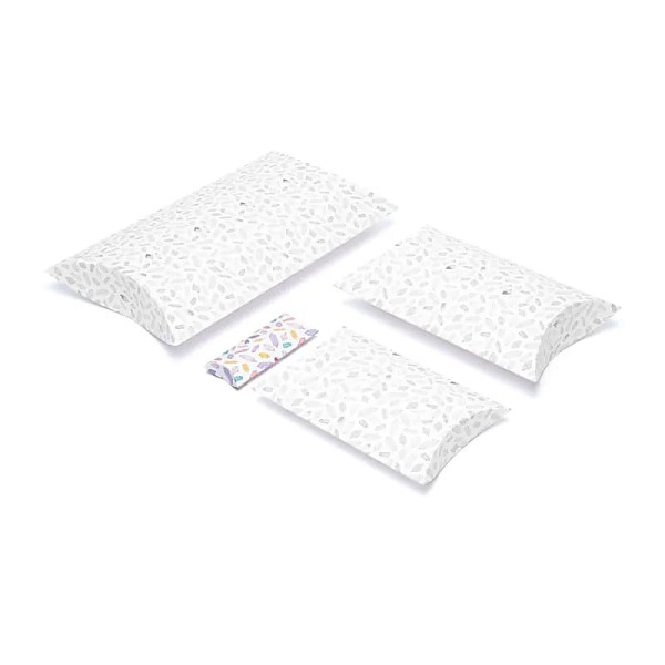 Boîtes à oreillers S Diamants multicolores -- 12x6cm