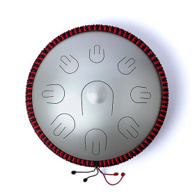 Hluru Handpan/Tambour à languettes hybride 9 notes Ré mineur -- ±36cm