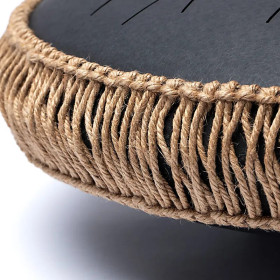 Hluru Tambour à languettes 15 notes fa＃-mineur Eolien -- ±36cm