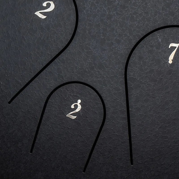 Hluru Tambour à languettes 15 notes fa＃-mineur Eolien -- ±36cm