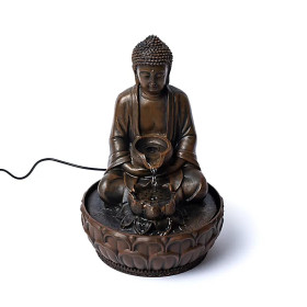 Fontaine d'eau offerte par le Bouddha  -- 19.5x19.5x29cm