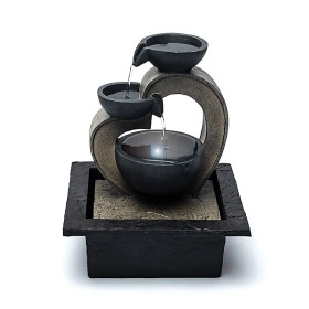 Fontaine d'eau cœur -- 21x18,3x26,5 cm