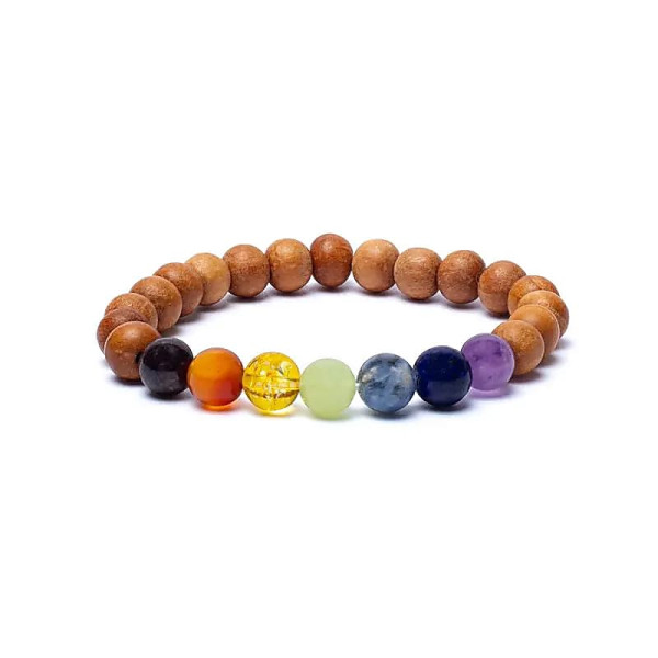 Bracelet chakra kadam élastique -- 0,8 cm