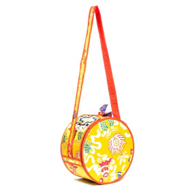 Tambour Chöd Mystic Ritual + Housse jaune -- 20x11 cm