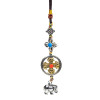Pendentif de protection double dorje éléphant -- 20 cm； 32g