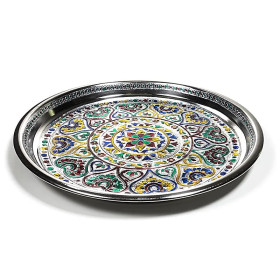 Plat d'offrande Mandala -- 300 g； 28x2,5cm