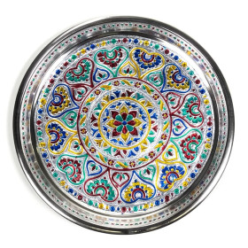 Plat d'offrande Mandala -- 300 g； 28x2,5cm