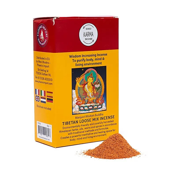 Poudre d'encens tibétain Augmentation de la sagesse -- ±130-140g