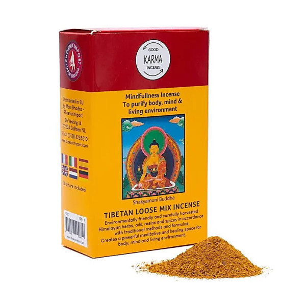 Poudre d'encens tibétain Pleine conscience -- ±130-140g