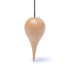 Pendule en bois en forme de gouttelette -- 6,5 cm