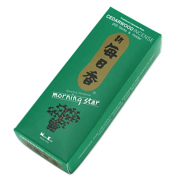 Encens Morning star - Bois de cèdre -- 70 g